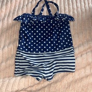 Polka dot and Stripes Swimsuit